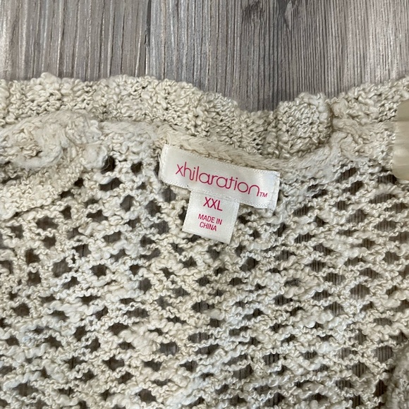 EUC XXL Xhilaration Khaki Knit Cardigan - Picture 2 of 3